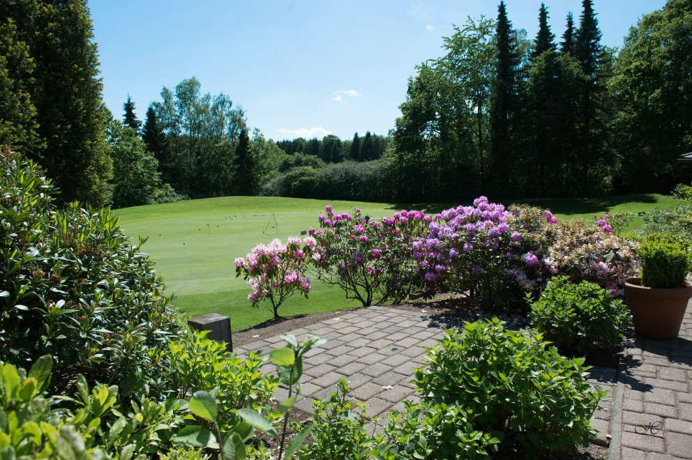 Auch die Übungsanlage befindet sich in einer malerischen kulisse. (Foto: Golfclub Aukrug)