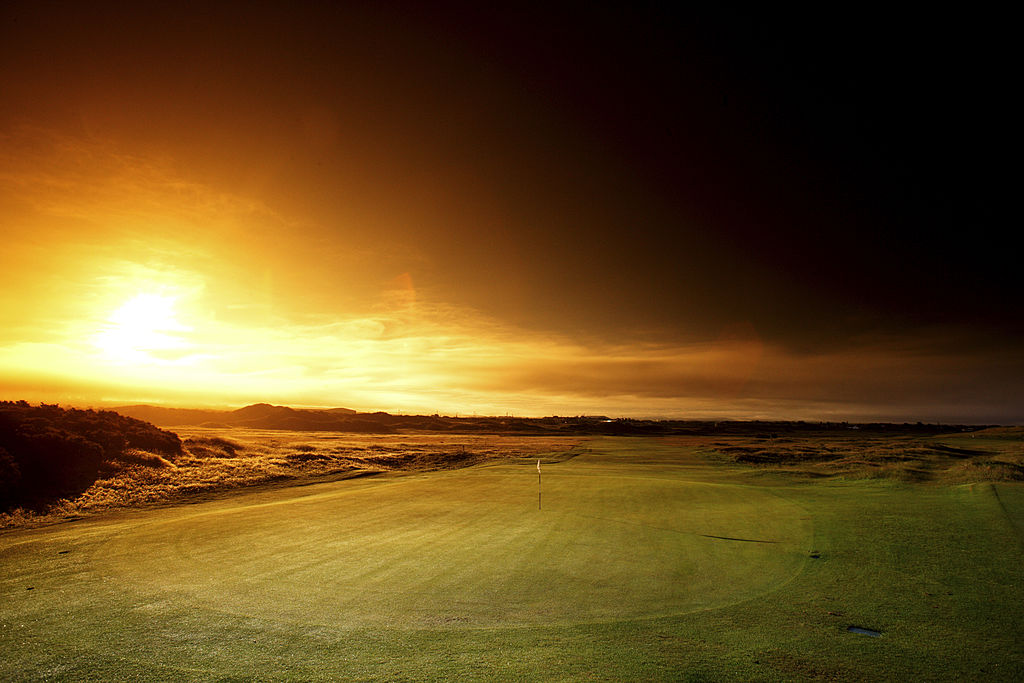 Das Grün der 10ten Bahn des Prestwick Golf Clubs. (Bild: GettyImages)
