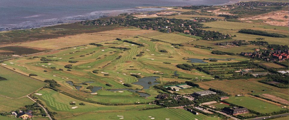 Der Golf-Club Sylt aus der Vogelperspektive