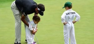 Spaß und Freude beim Par-3-Contest am Mittwoch vor dem US Masters. (Foto: Getty)