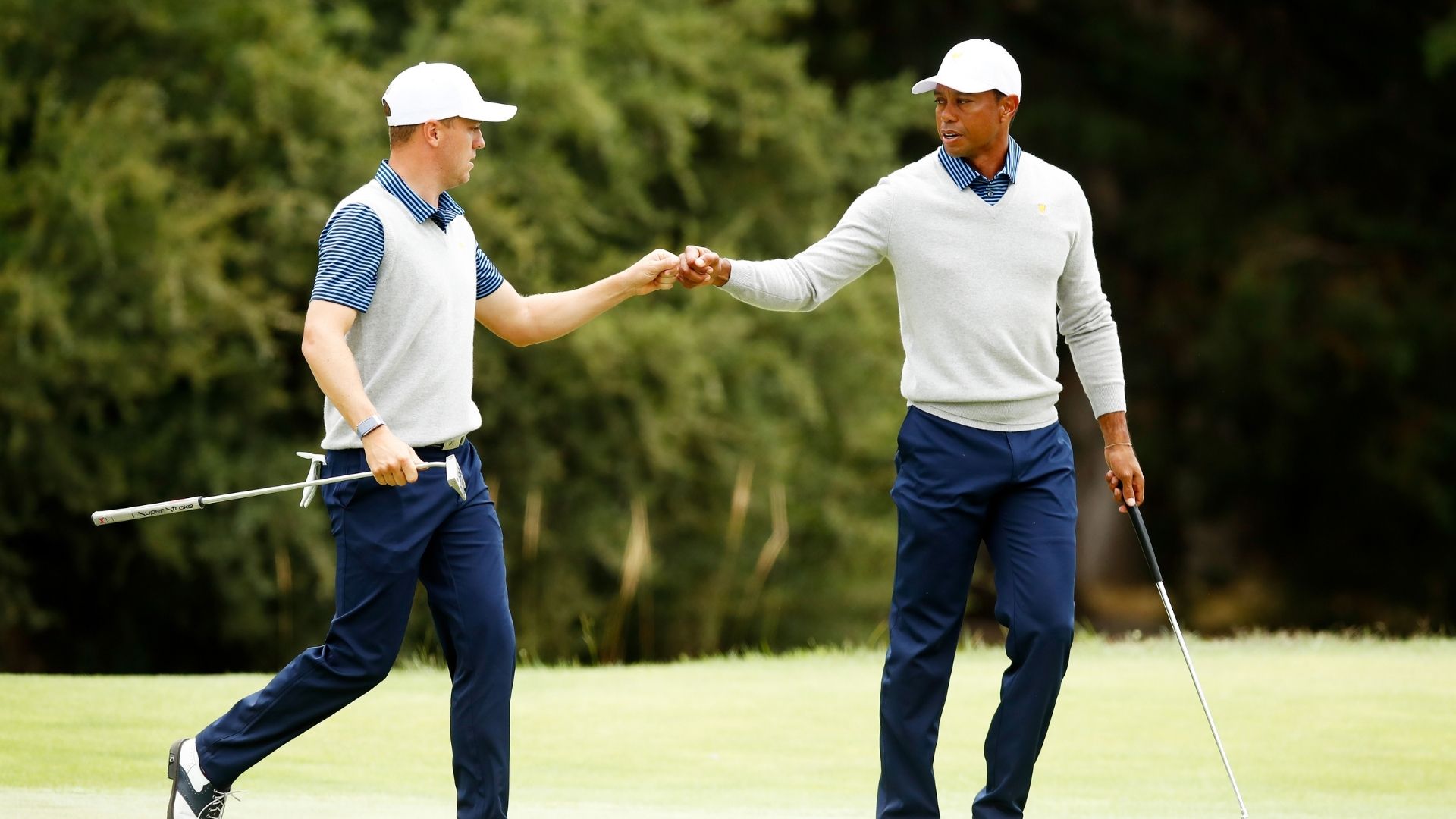 Justin Thomas on Tiger Woods’ health: “He’s doing fine”