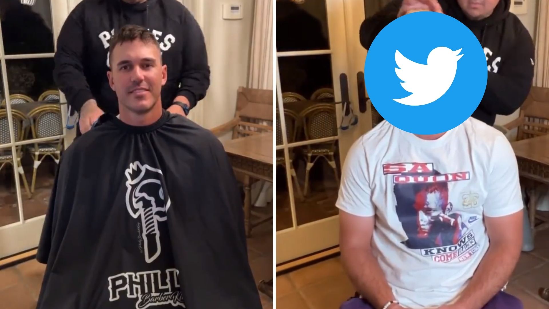 Brooks Koepka with a new hairstyle