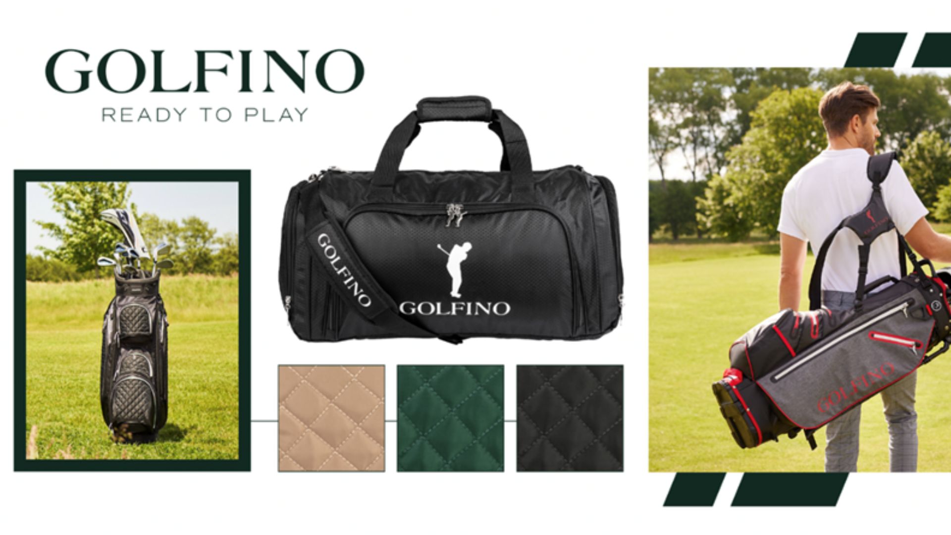 Equipment: Alles im Griff mit den neuen Golfbags von Golfino
