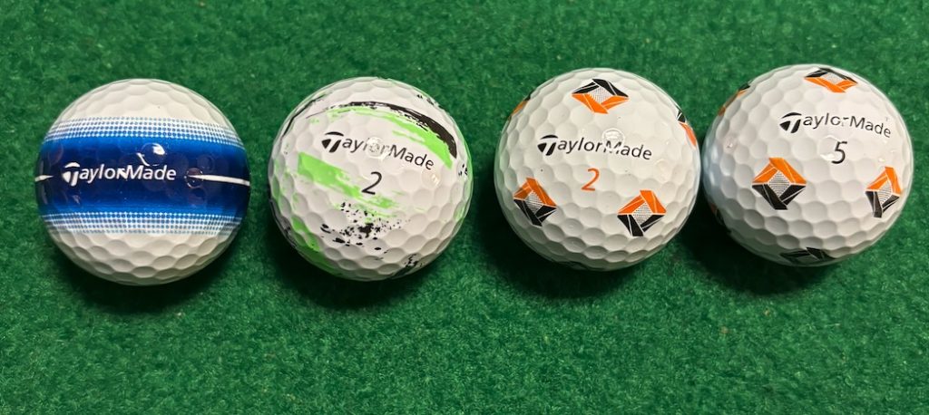 Die bunten Golfbälle von TaylorMade im Produkttest. (Foto: Thorsten Dubowy)