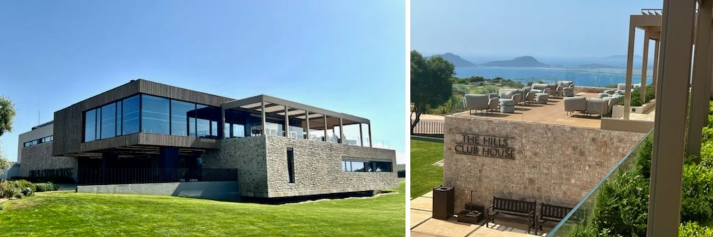 Das Navarino Hills Clubhaus mit Panoramablick. (Foto: Jürgen Linnenbürger)