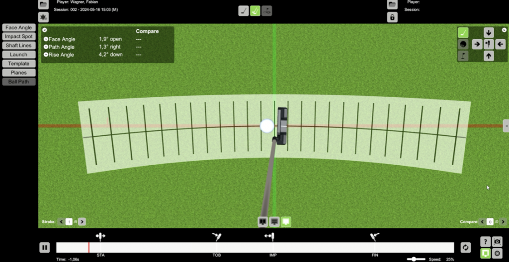 Die L.A.B. Putter im Test bei HIO Fitting. (Foto: HIO Fitting)