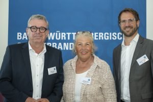 Der neue BWGV-Beirat Steffen Braun, Christiane Heck und Marc Frederik Elsäßer.