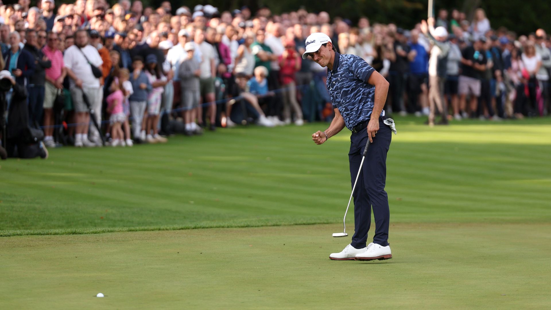 Matteo Manassero spielte eine großartige dritte Runde im Wentworth Club. (Foto: Getty)