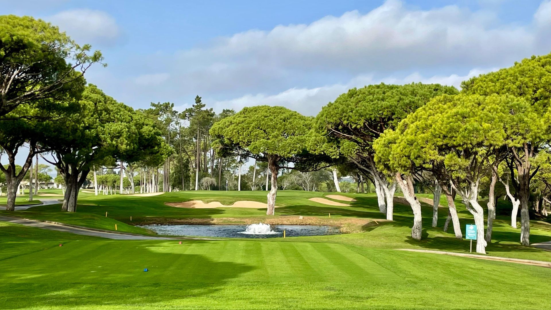 Golfplatz-Ästhetik pur (Foto: Jürgen Linnenbürger)