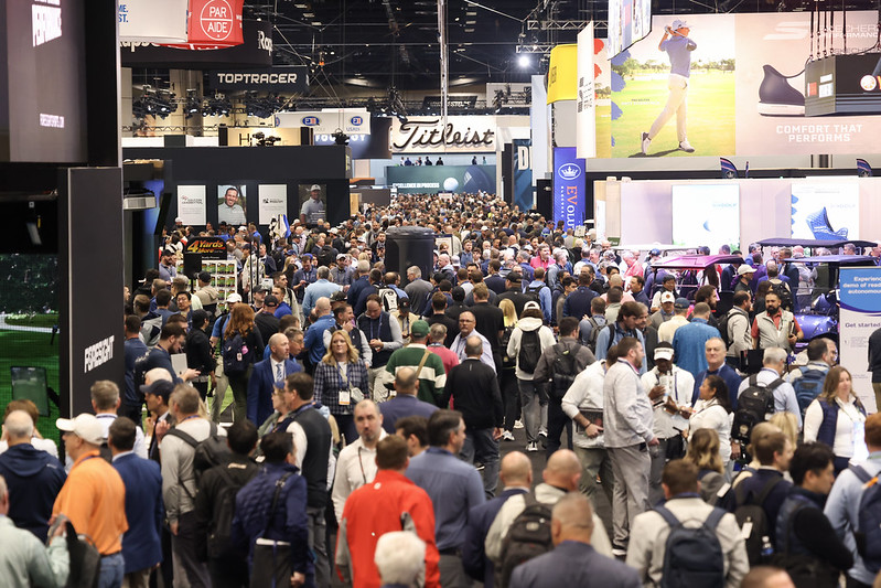 Das Gedränge im Equipment-Bereich der PGA Show. (Foto: Flickr/PGA Show)